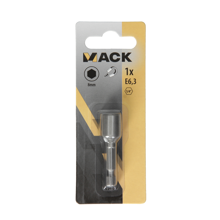 Mack 1018313 - zeskantdop-bit magnet. 8mm | 5 stuks