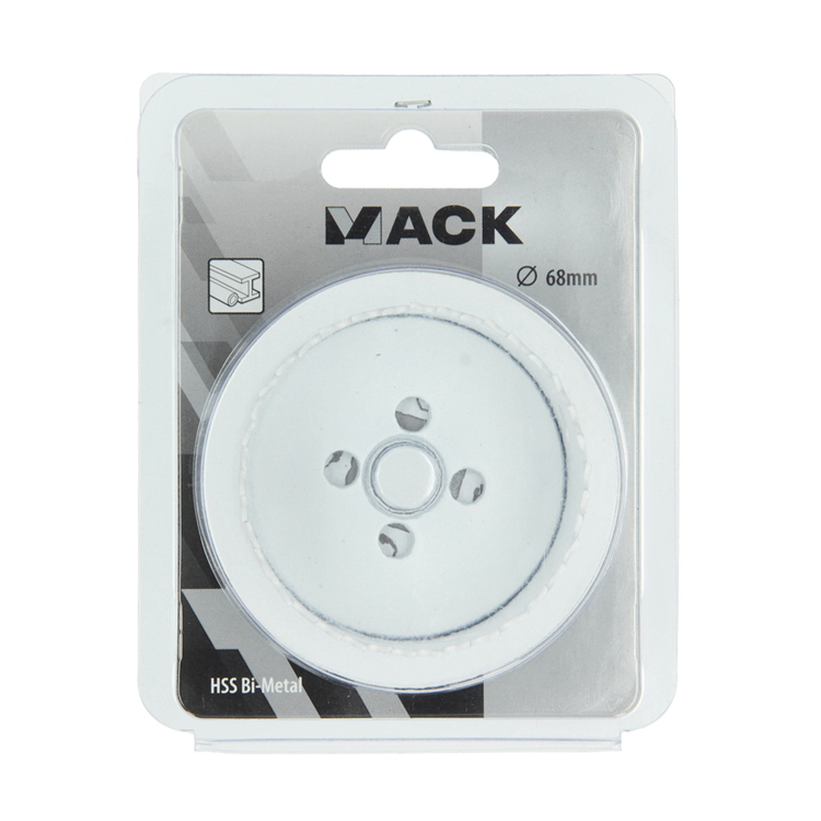 Mack 1018331 - gatzaag bimetaal ø 68mm | 3 stuks