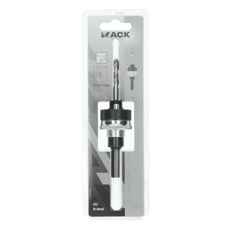 Mack 1018365 - gatzaaghouder quick lock ø 32-152mm | 3 stuks