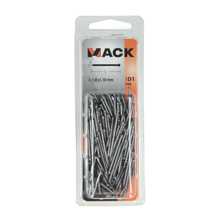 Mack 1017137 - nagel ronde kop 100 gr 1,8 x 30 mm | 5 stuks