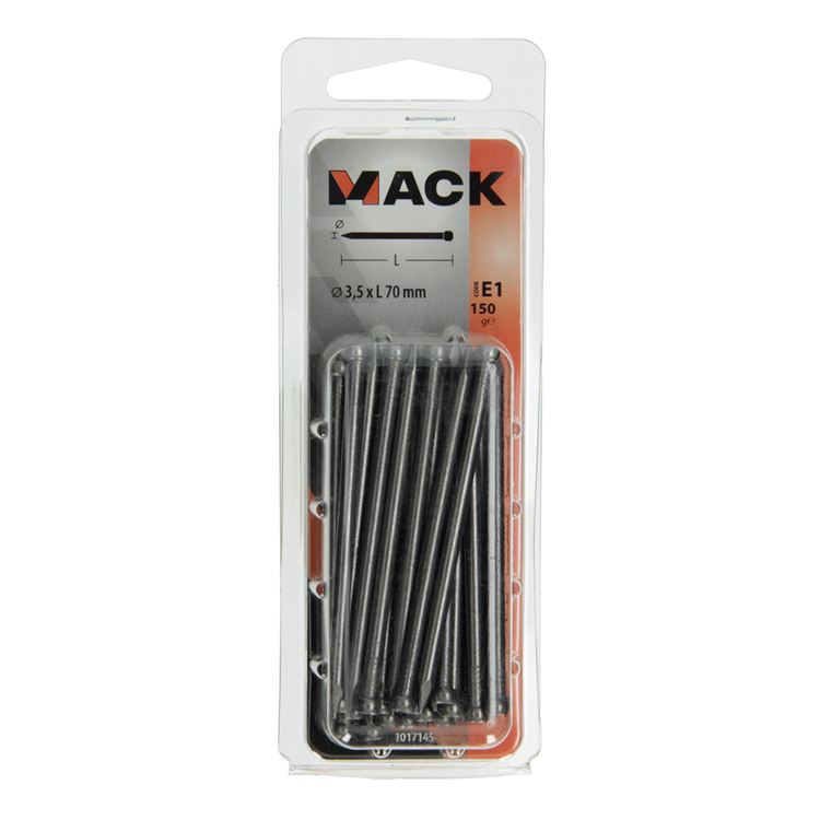 Mack 1017145 - nagel ronde kop 150 gr 3,5 x 70 mm | 5 stuks