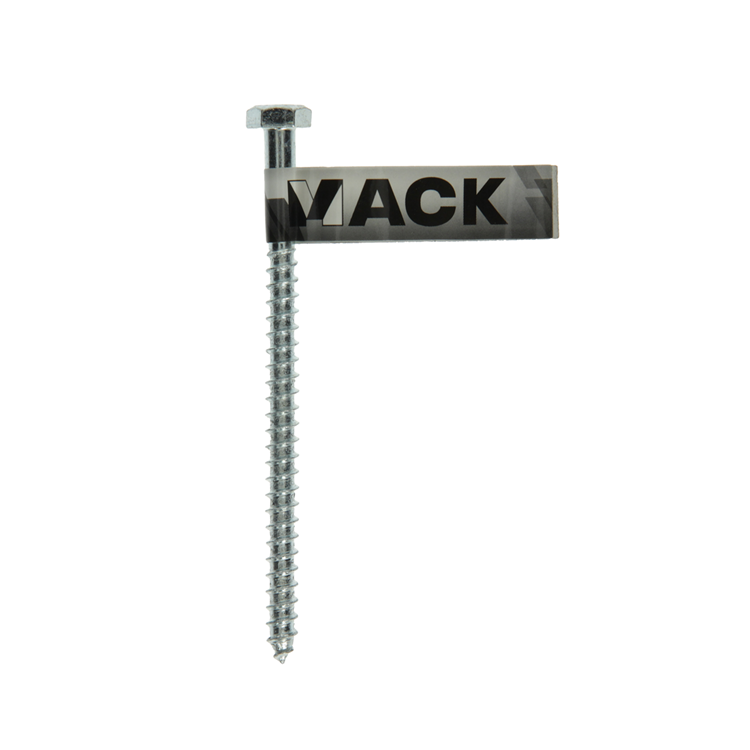 Mack 1017413 - houtdraadbout staal verzinkt 1 st 7 x 110 mm | 10 stuks