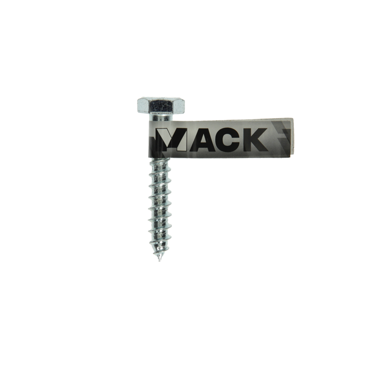 Mack 1017423 - houtdraadbout staal verzinkt 1 st 10 x 60 mm | 10 stuks