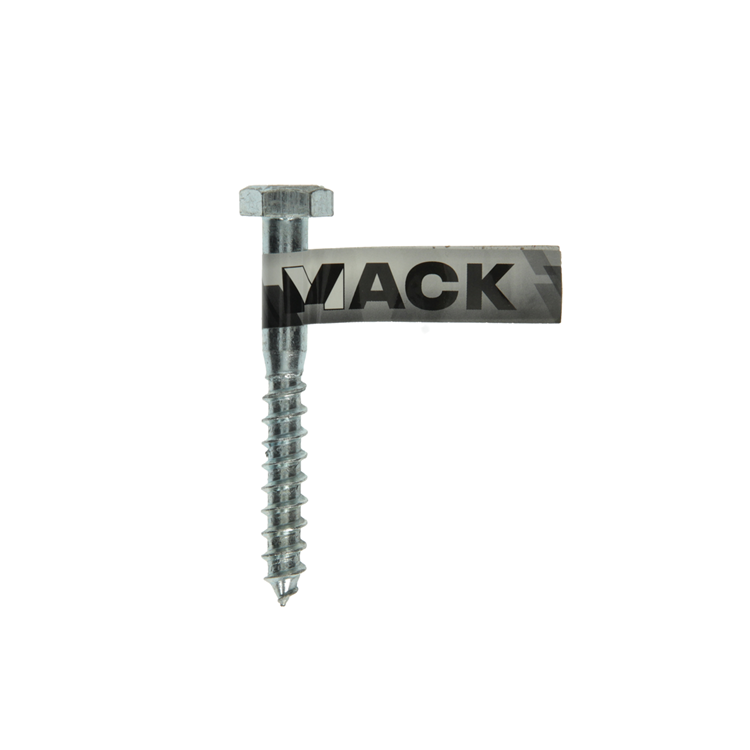 Mack 1017425 - houtdraadbout staal verzinkt 1 st 10 x 80 mm | 10 stuks