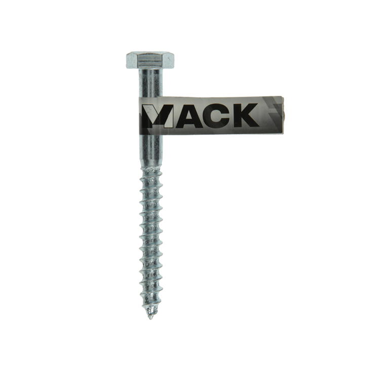 Mack 1017426 - houtdraadbout staal verzinkt 1 st 10 x 100 mm | 10 stuks
