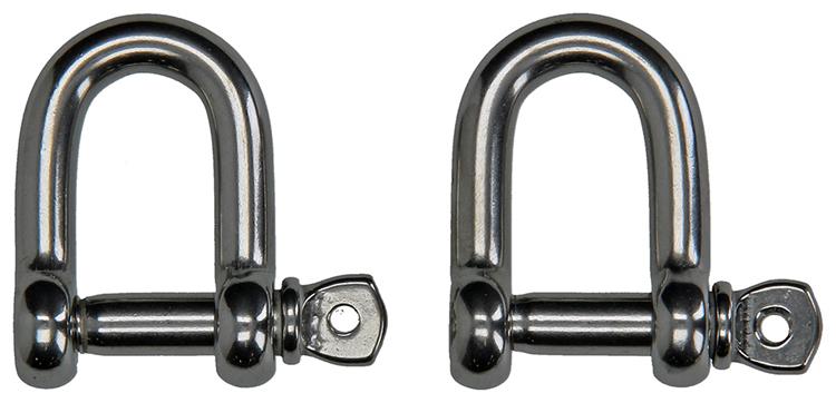 Mack 1008461 - 2 kelven recht 8mm inox | 10 stuks