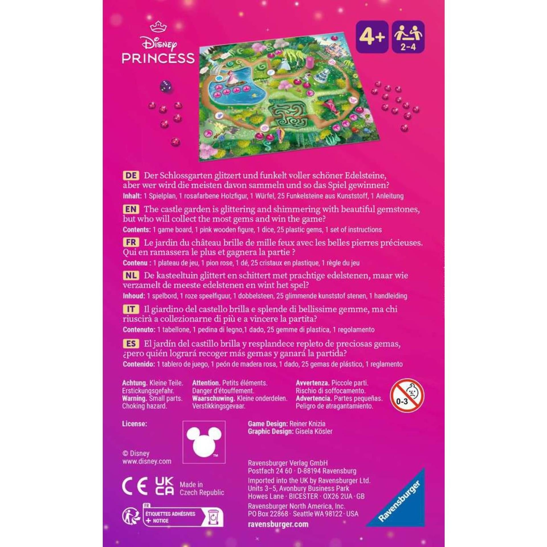 Disney ravensburger princess edelstenen kinderspel