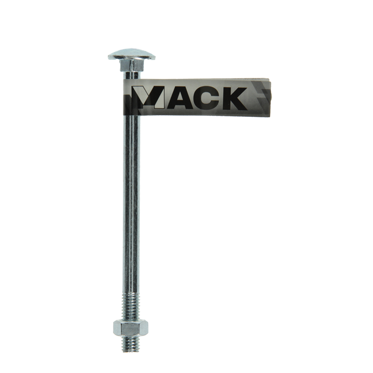 Mack 1017587 - houtbout + moer staal verzinkt1 st m8 x 120 mm | 10 stuks