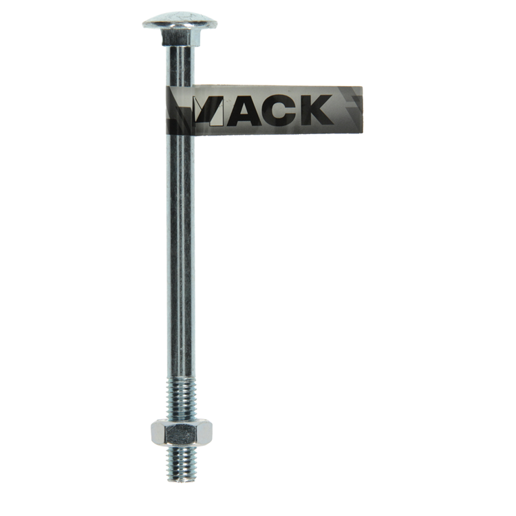 Mack 1017592 - houtbout + moer staal verzinkt1 st m10 x 140 mm | 10 stuks