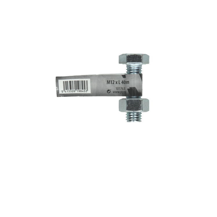 Mack 1017631 - mekaniekbout + moer staal verzinkt 1 st m12 x 40 mm | 10 stuks
