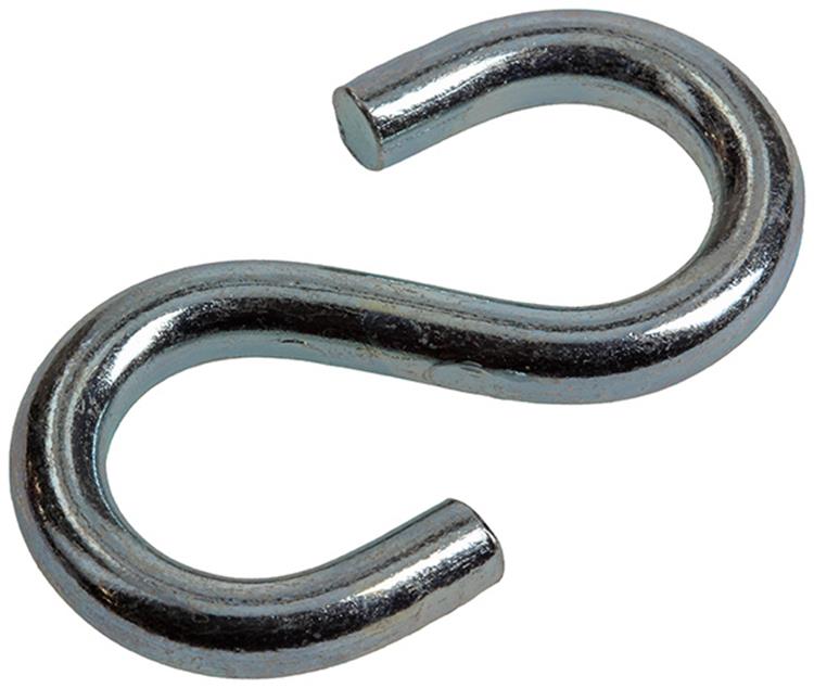 Mack 1008467 - 2 open s-haken 5,0 x 45 verzinkt | 10 stuks