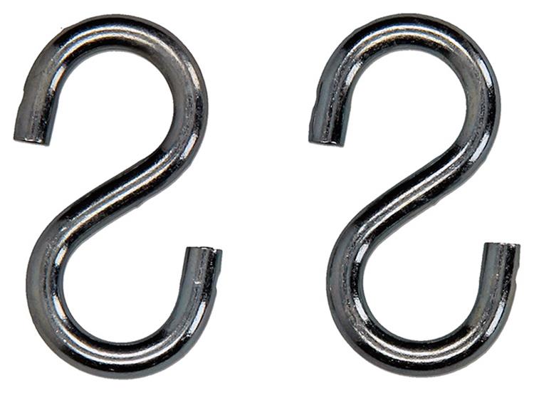 Mack 1008467 - 2 open s-haken 5,0 x 45 verzinkt | 10 stuks