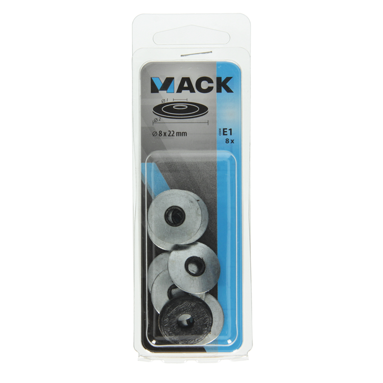 Mack 1019689 - dichtingsring bitumen verzinkt8 st 8 x 22 mm | 10 stuks