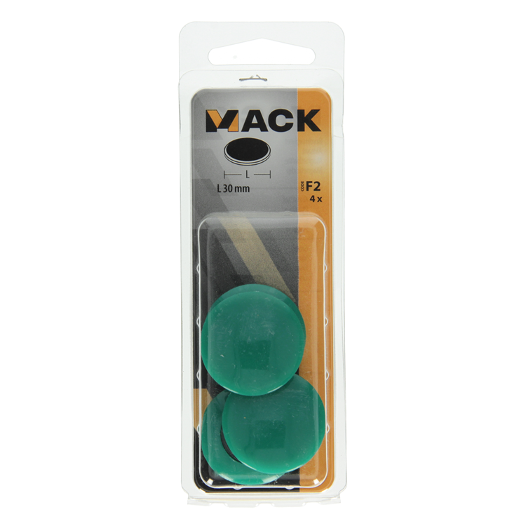 Mack 1017870 - bordmagneet kunststof groen 4 st 30 mm | 10 stuks
