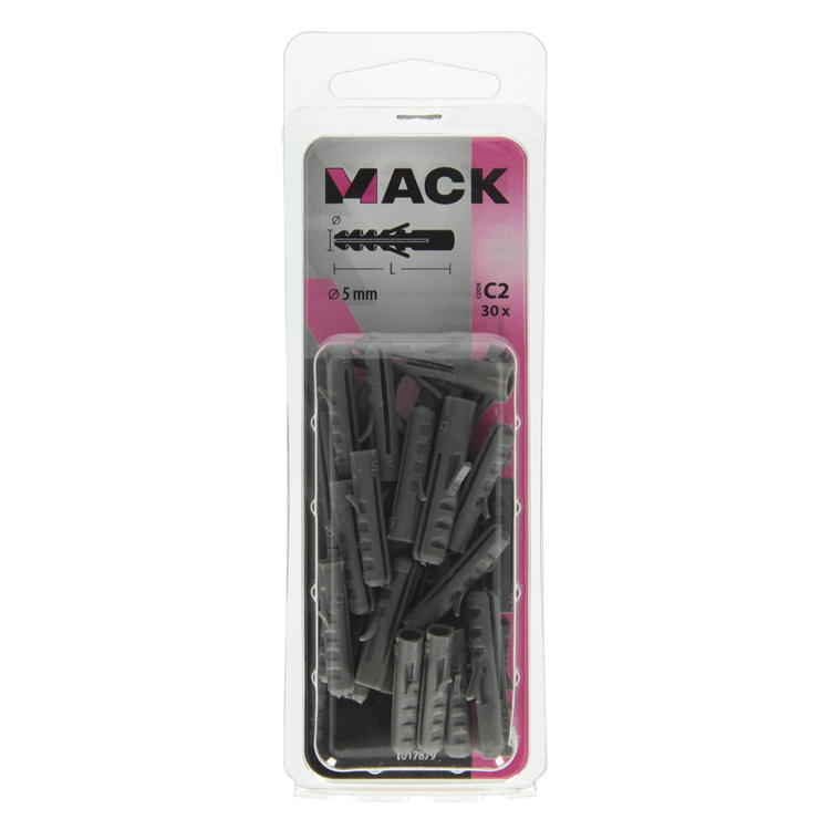 Mack 1017879 - plug polyethyleen 30 st 5 mm | 10 stuks