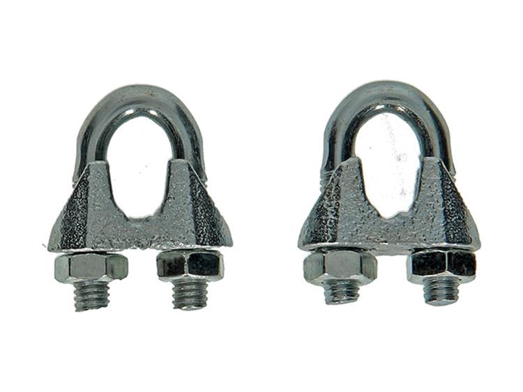 Mack 1008477 - 2 staaldraadklemmen 8mm verzinkt | 10 stuks