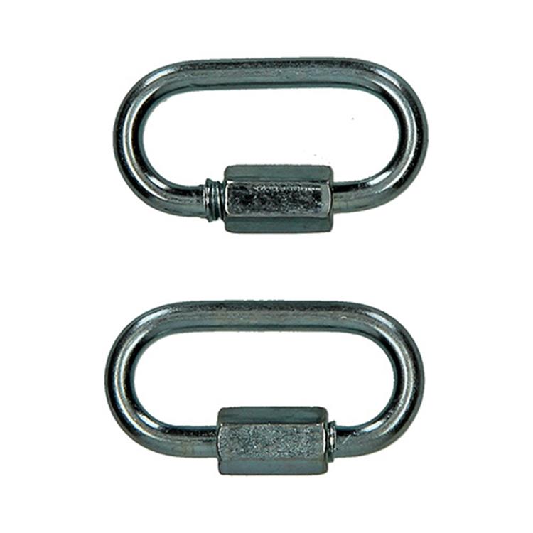 Mack 1008480 - 2 loze schakels + moer 3,5mm verzinkt | 10 stuks