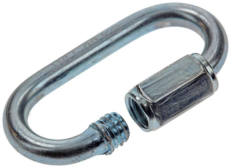 Mack 1008488 - 2 loze schakels + moer 4mm verzinkt | 10 stuks