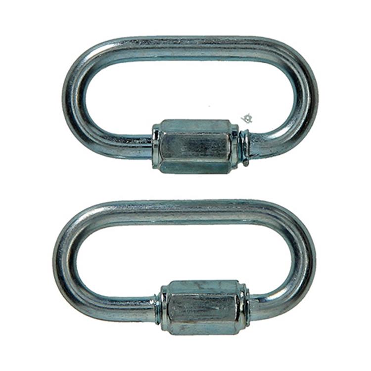 Mack 1008488 - 2 loze schakels + moer 4mm verzinkt | 10 stuks