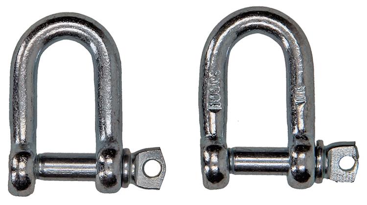 Mack 1008491 - 2 kelven recht 6mm verzinkt | 10 stuks