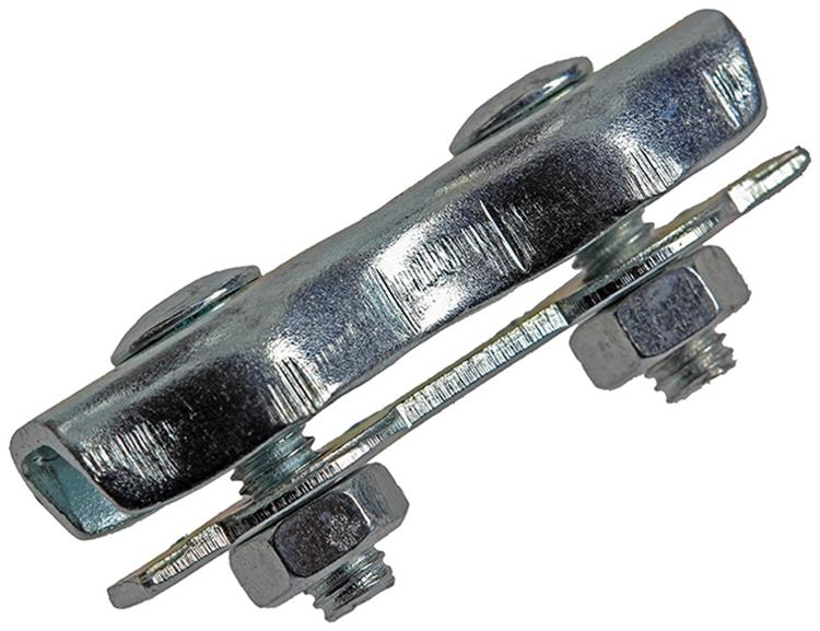 Mack 1008498 - 2 staaldraadklemmen 3mm duplex verzinkt | 10 stuks