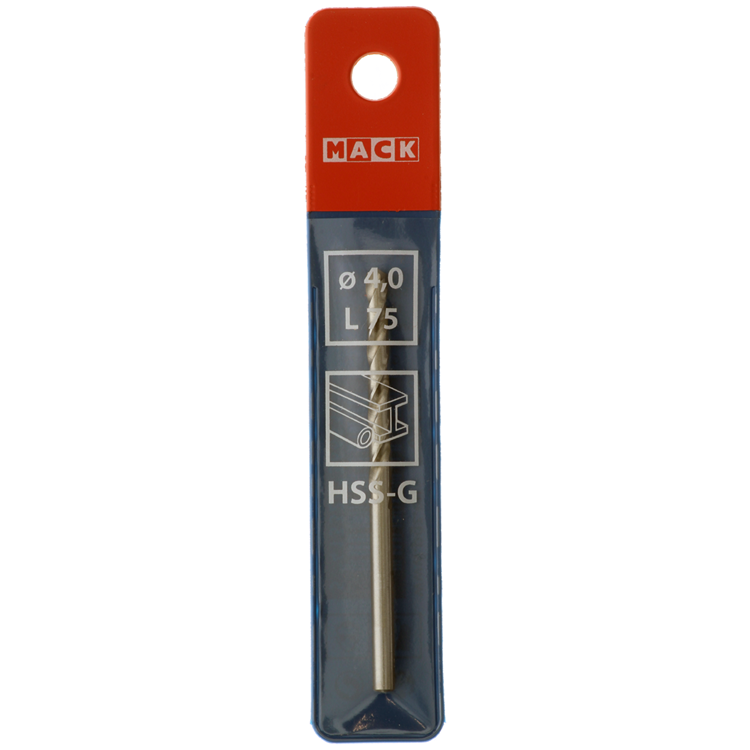 Mack 1018403 - metaalboor hss g din 338 ø 4,0 x 75 mm | 5 stuks