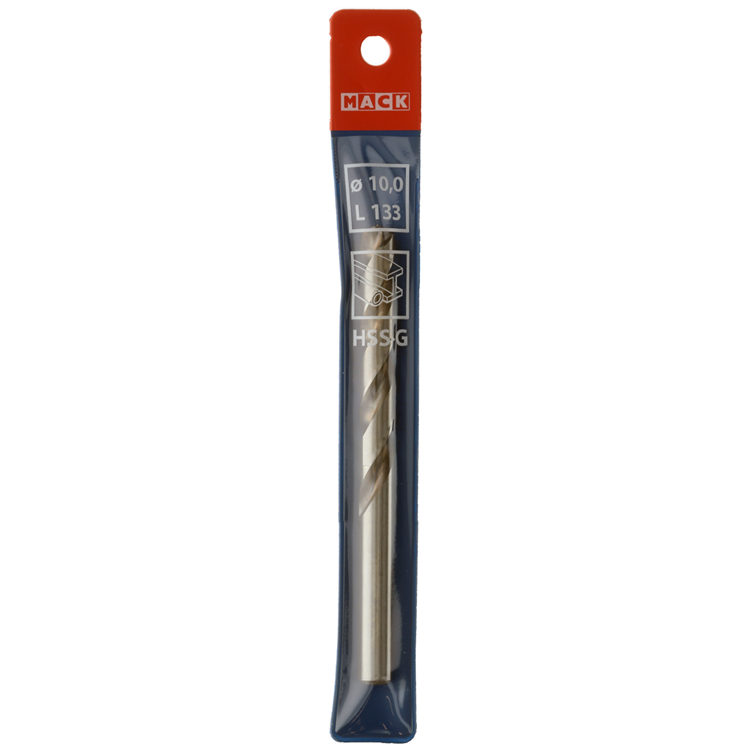 Mack 1018416 - metaalboor hss g din 338 ø 10,0 x 133 mm | 5 stuks