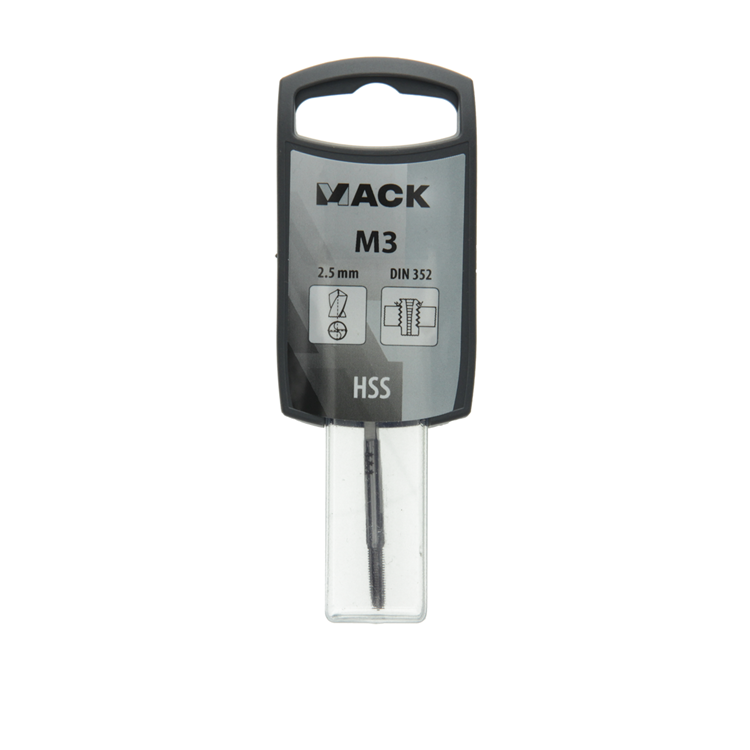 Mack 1018372 - draadsnij machinetap m3 | 3 stuks