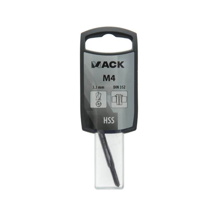 Mack 1018373 - draadsnij machinetap m4 | 3 stuks