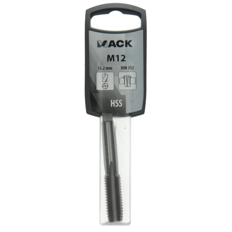Mack 1018378 - draadsnij machinetap m12 | 3 stuks