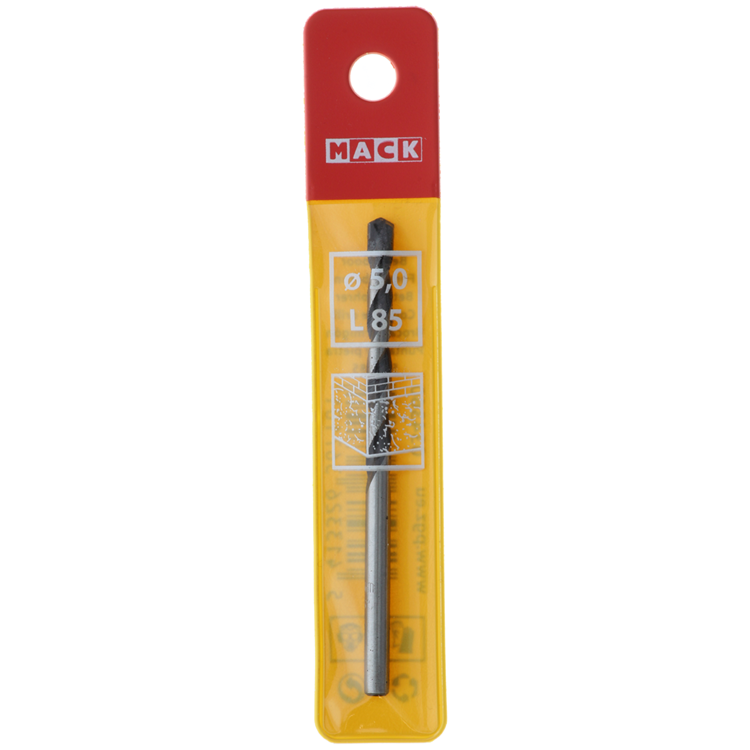 Mack 1018444 - betonboor din 8039 ø 5,0 x 85 mm | 5 stuks
