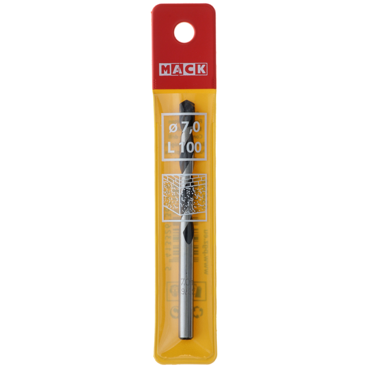 Mack 1018448 - betonboor din 8039 ø 7,0 x 100 mm | 5 stuks