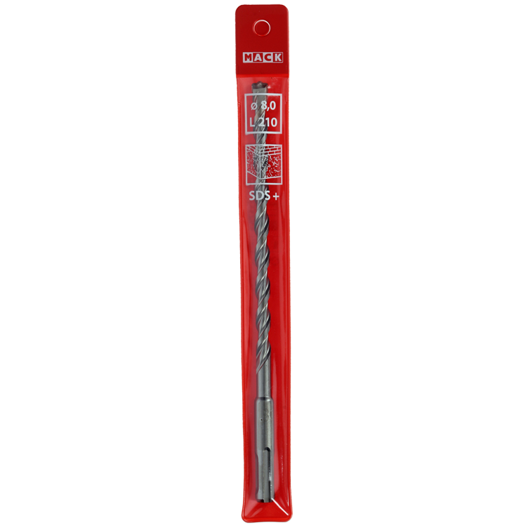 Mack 1018484 - hamerboor sds + ø 8,0 x 210 mm | 5 stuks