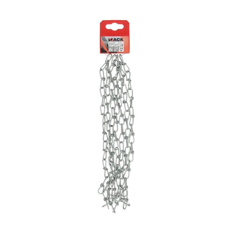 Mack 1005294 - victorketting verzinkt din5686ø 2mm l 28mm 2m wwl 32 kg | 5 stuks