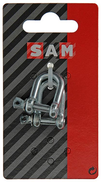Mack 1008521 - 2 kelven recht 5mm verzinkt | 10 stuks