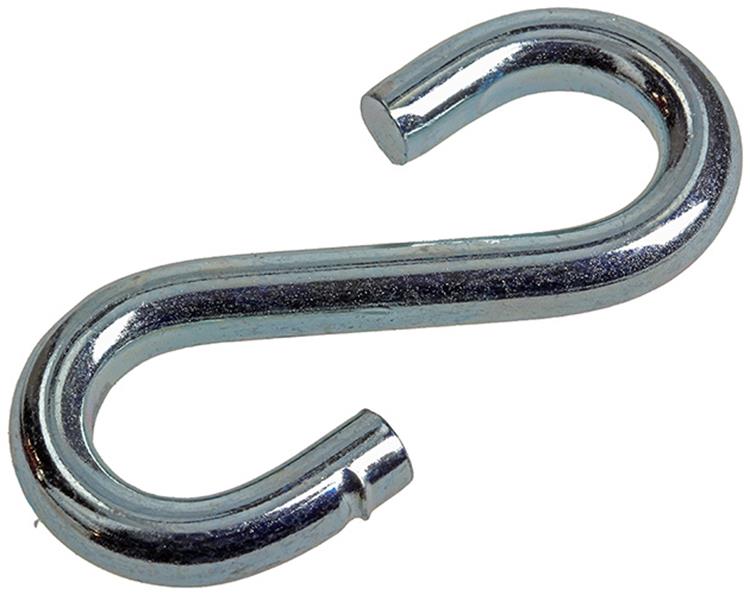 Mack 1008522 - 2 open s-haken 8,0 x 75mm verzinkt | 10 stuks
