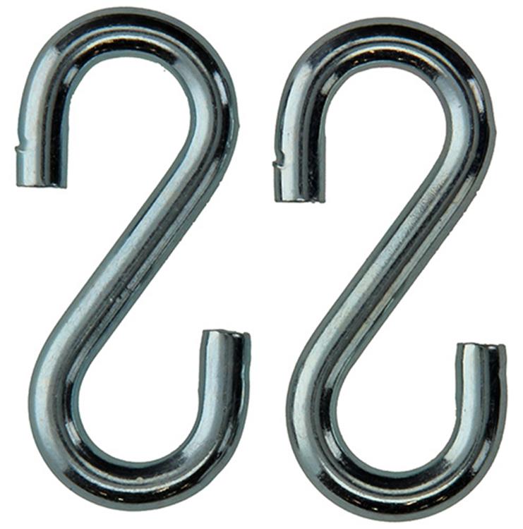 Mack 1008522 - 2 open s-haken 8,0 x 75mm verzinkt | 10 stuks