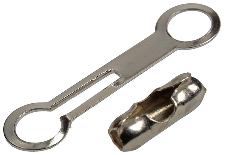 Mack 1008525 - toebehoren kogelketting lavabo verchroomd k | 5 stuks