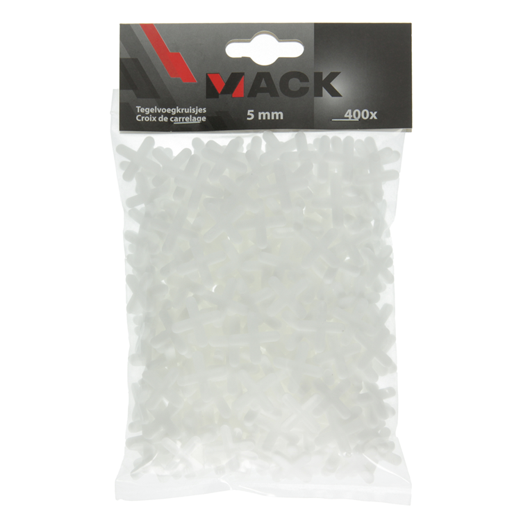 Mack 1066057 - tegelvoegkruisjes 5mm 400st | 5 stuks