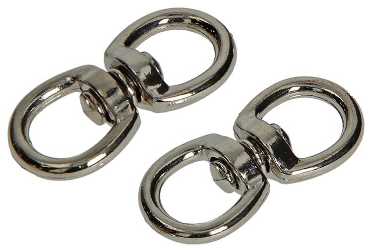 Mack 1008532 - 2 draainagels vernikkeld 20x20mm k | 5 stuks