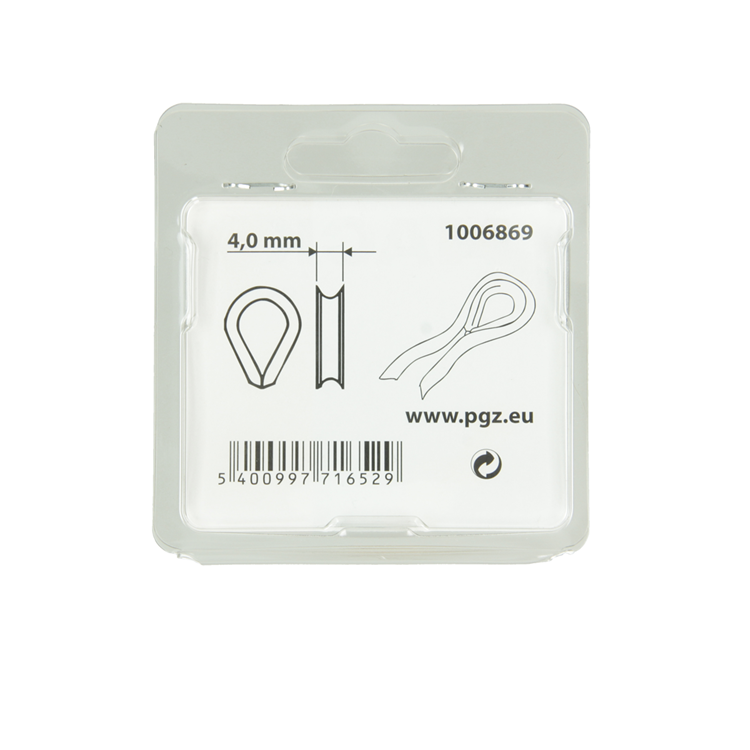 Mack 1006869 - 4 verzinkte kousen bl 4mm | 5 stuks