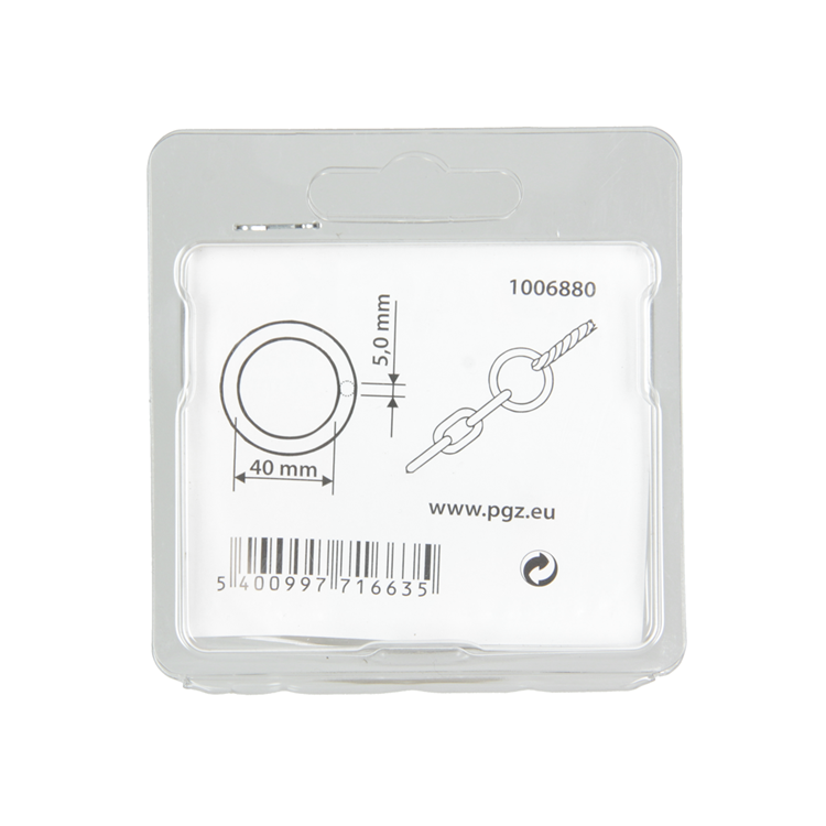 Mack 1006880 - 1 oogring dichtgelast 5x40mm bl | 5 stuks