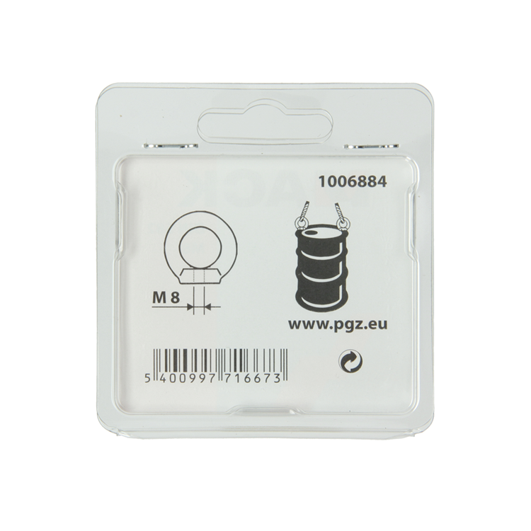 Mack 1006884 - 1 ringmoer verzinkt din 582 m8 bl | 5 stuks