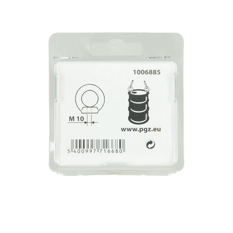 Mack 1006885 - 1 ringmoer verzinkt din 582 m10 bl | 5 stuks