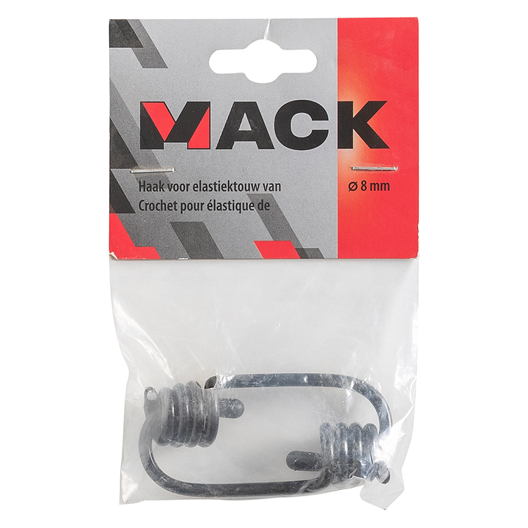 Mack 1006911 - 2 haken voor elastiektouw 8mm | 5 stuks