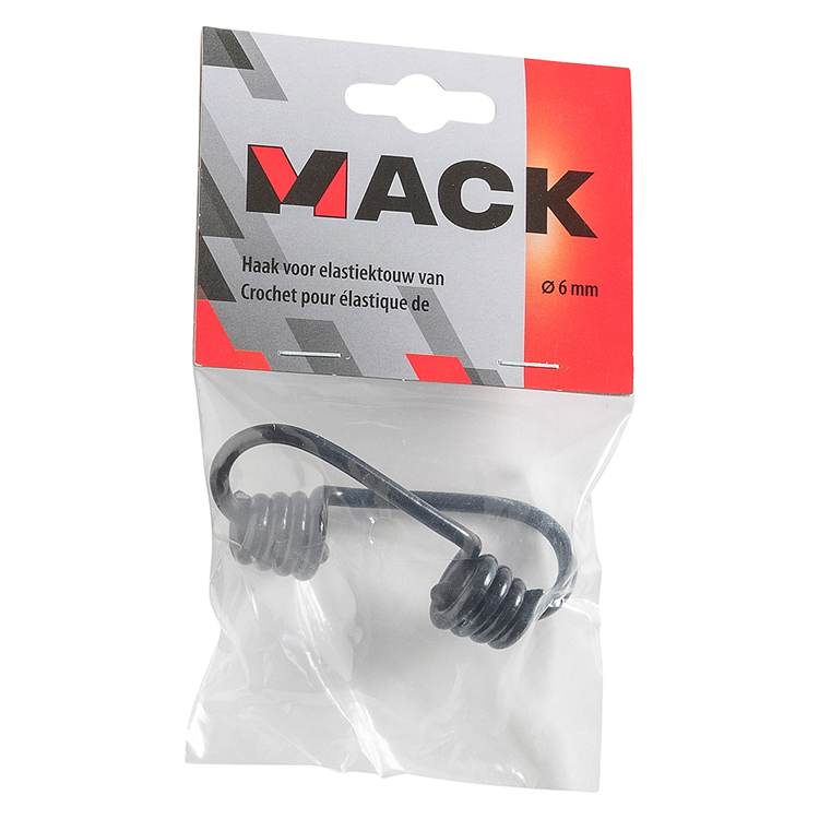 Mack 1006927 - 2 haken voor elastiektouw 6mm | 5 stuks