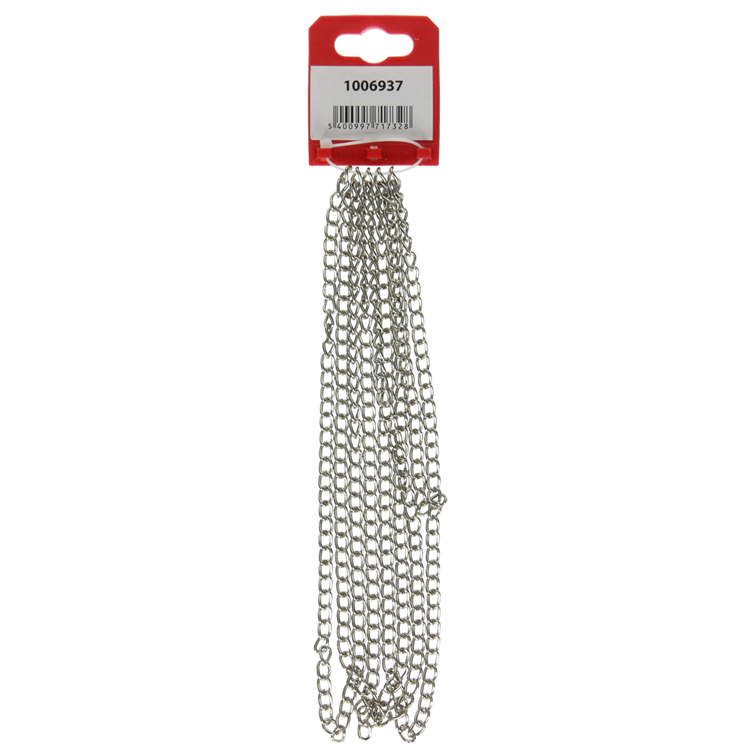 Mack 1006937 - gourmetteketting vernikkeld ø 1,5mm l 4,5mm 2m | 5 stuks