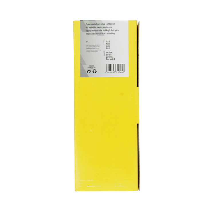 Mack 1006996 - spaanplschrf. vzkop-zelfb geelverzinkt 50st 6 x 200mm | 2 stuks