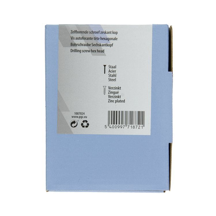 Mack 1007024 - zelfbor. schroef zeskant 100 100 st 5,5x32mm | 5 stuks