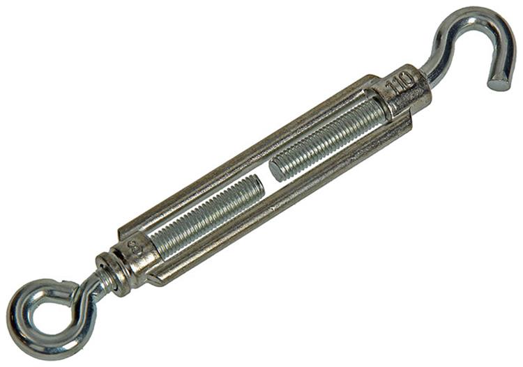 Mack 1008541 - 2 spanners oog + haak m8 x 110mm verzinkt | 10 stuks